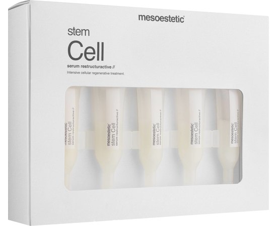 Ревитализирующая сыворотка Mesoestetic Stem cell serum restructuractive, 5x3 ml