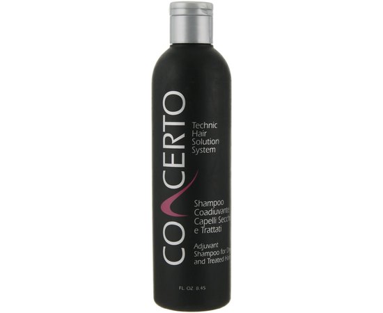 Шампунь лечебный для сухих и ломких волос Concerto Adjuvant Shampoo for Dry and Treated Hair, 250 ml