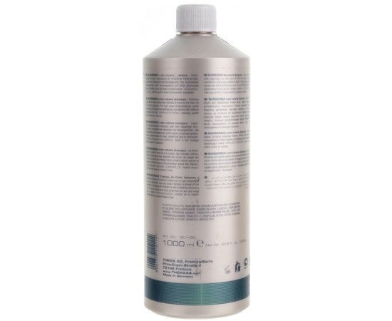 Шампунь-объем для окрашенных волос Wunderbar Color Volume Shampoo, 1000 ml, изображение 2