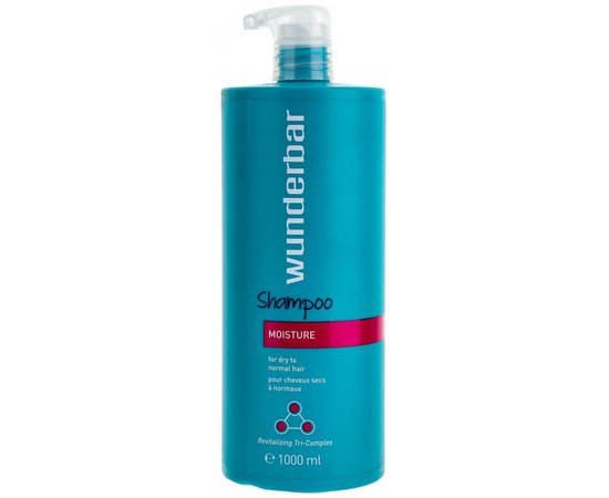 Шампунь увлажняющий для нормальных и сухих волос Wunderbar Moisture Shampoo, изображение 3