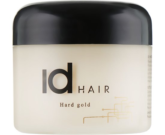 Воск для стайлинга сильной фиксации id Hair Original Hard Gold, 100 ml