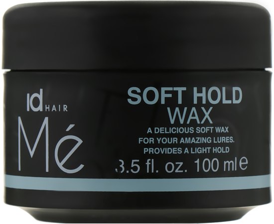 Воск для волос легкой фиксации id Hair ME Soft Hold Wax, 100 ml