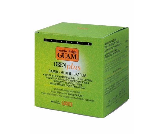 GUAM Dren Plus Антицелюлітна маска з морських водоростей з дренажним ефектом Дрен Плюс, 500 г, фото _ab__is.image_number.default
