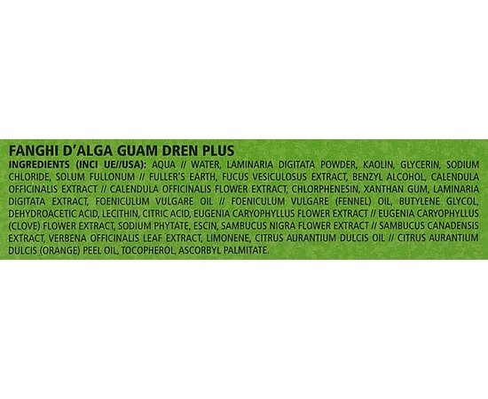 GUAM Dren Plus Антицелюлітна маска з морських водоростей з дренажним ефектом Дрен Плюс, 500 г, фото _ab__is.image_number.default