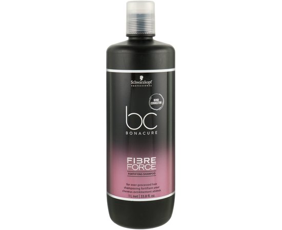 Безсульфатный укрепляющий шампунь Schwarzkopf Professional Fibre Force Fortifying Shampoo, изображение 2