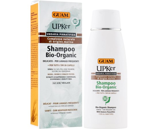 GUAM Bio Organic Shampoo Делікатний шампунь для частого використання, 200 мл, фото _ab__is.image_number.default