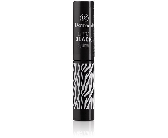 Dermacol Make-Up Black Sensation Ultra Black Dipliner Рідка підводка для очей, 2,8 мл, фото 