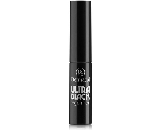 Dermacol Make-Up Ultra Black Еyeliner Чорна підводка для очей, 3 мл, фото 