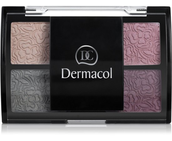 Dermacol Quattro Eye Shadow - Тени для век четырехцветные, 5 мл, изображение 2