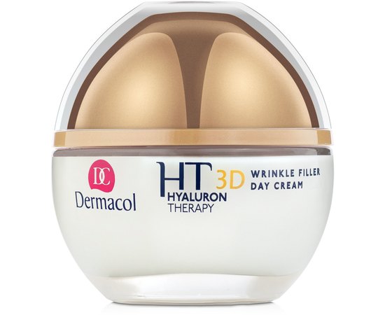 Dermacol Hyaluron Therapy 3D Wrinkle Filler Day Cream Денний крем з гіалуроновою кислотою, 50 мл, фото 