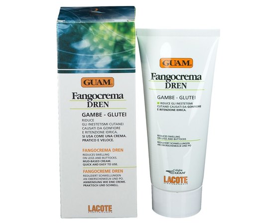 Фанго крем с дренажным эффектом GUAM Fangocrema Dren, 200 ml, изображение 2