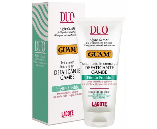 GUAM DUO Defaticante Gambe Effetto Freddo Гель для ніг тонізуючий, 100 мл, фото _ab__is.image_number.default