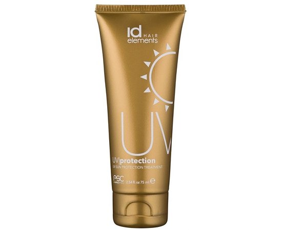 Гель для защиты волос от ультрафиолетовых лучей id Hair Gold UV-Treatment, 75 ml