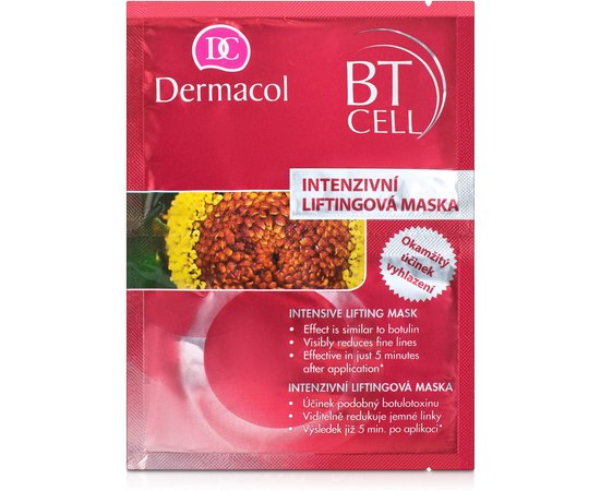 Dermacol BT Cell Intensive Lifting Mask Інтенсивно підтягує маска, 2 х 8 г, фото 