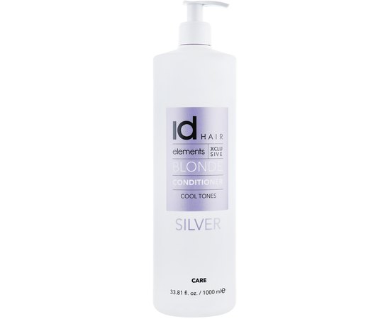 Кондиционер для осветленных и блондированных волос id Hair Elements XCLS Silver Blonde Conditioner, изображение 3