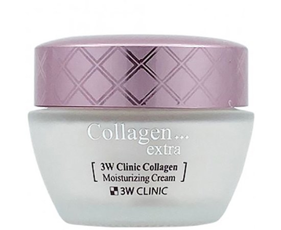 3W CLINIC Collagen Extra Moisturizing Cream Екстра зволожуючий крем для обличчя з колагеном, 60 мл, фото 