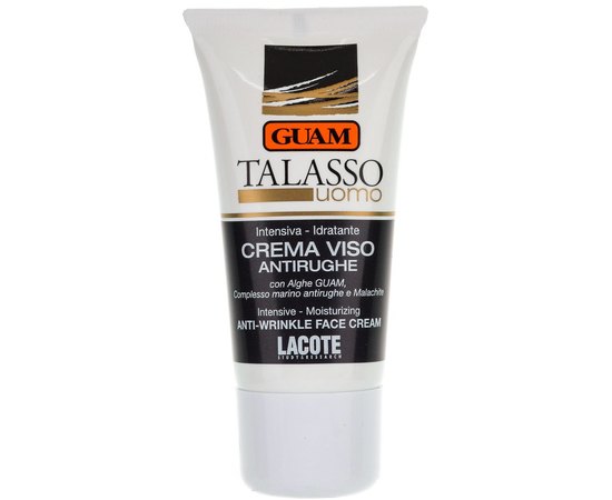 GUAM Talasso UOMO Crema Viso Antirughe Крем для обличчя проти зморшок для чоловіків, 50 мл, фото 