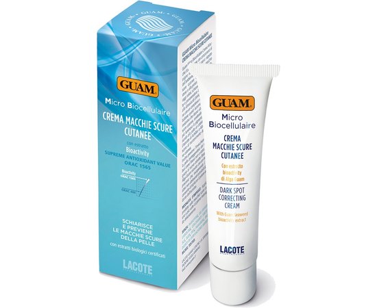 Крем микробиоклеточный отбеливающий GUAM Crema Macchie Scure Cutanee, 30 ml, изображение 2