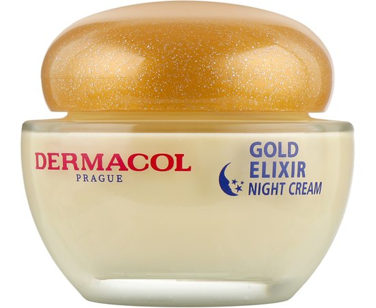 Крем ночной омолаживающий Dermacol Gold Elixir Rejuvenating Caviar Night Cream, 50 ml