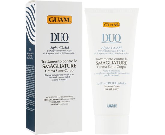 GUAM DUO Smagliature Crema Seno-Corpo Крем від розтяжок для тіла і грудей, 200 мл, фото _ab__is.image_number.default