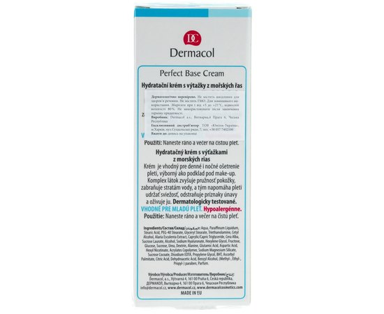 Dermacol Perfect Base Cream - Крем зволожуючий для молодої шкіри, 50 мл, фото _ab__is.image_number.default