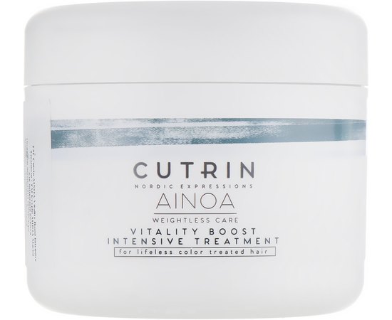 Маска для зміцнення волосся Cutrin Ainoa Vitality Boost Intensive Treatment, 150 мл, фото 