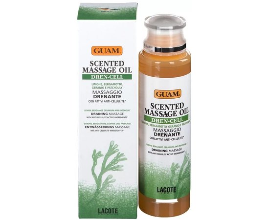 Массажное масло Dren Cell с ароматом Guam Scented Massage Oil Dren-Cell, 150 ml, изображение 3