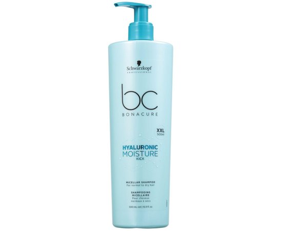 Мицеллярный шампунь увлажняющий Schwarzkopf Professional Bonacure Moisture Kick Shampoo, изображение 2