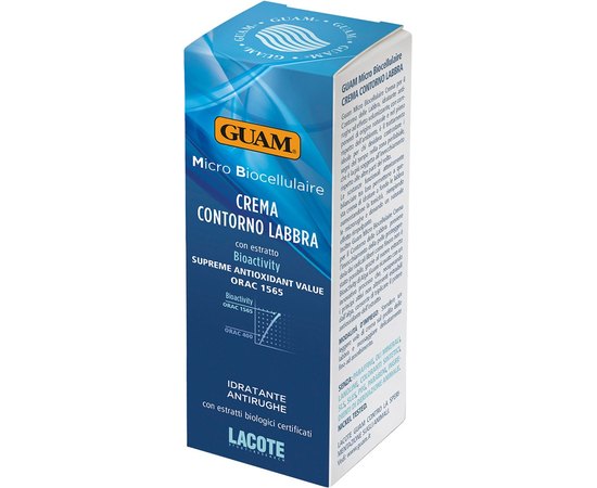 Микробиоклеточный крем для контура губ GUAM Crema Contorno Labbra, 15 ml, изображение 3