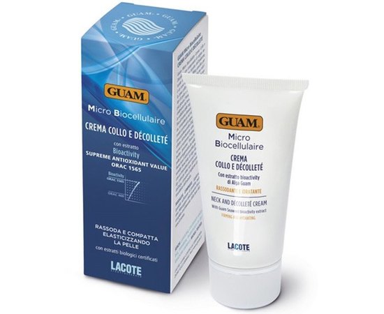 Микробиоклеточный крем для шеи и зоны декольте GUAM Crema Collo E Decollete, 75 ml, изображение 3