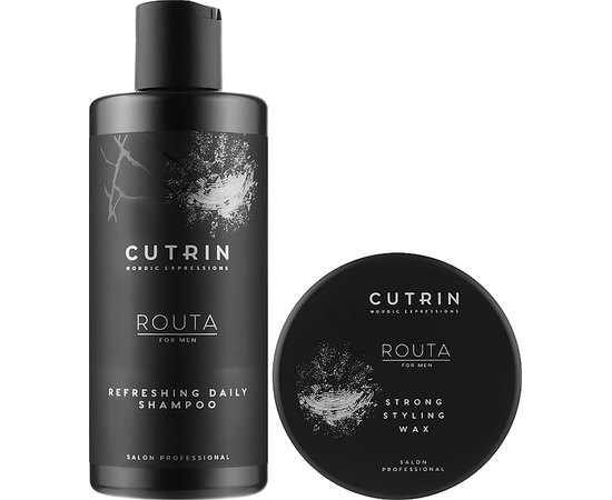 Набор средств для волос для мужчин Cutrin Routa Gift Box, изображение 2