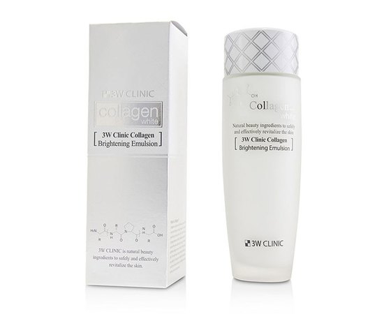 3W CLINIC Collagen White Brightening Emulsion Освітлююча емульсія з колагеном, 150 мл, фото _ab__is.image_number.default