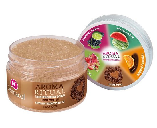 Dermacol Aroma Ritual Delicious Body Scrub Пілінг для тіла ніжний Ірландський Кава, 200 г, фото _ab__is.image_number.default