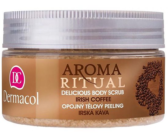 Пилинг для тела нежный Ирландский Кофе Dermacol Aroma Ritual Delicious Body Scrub, 200 g