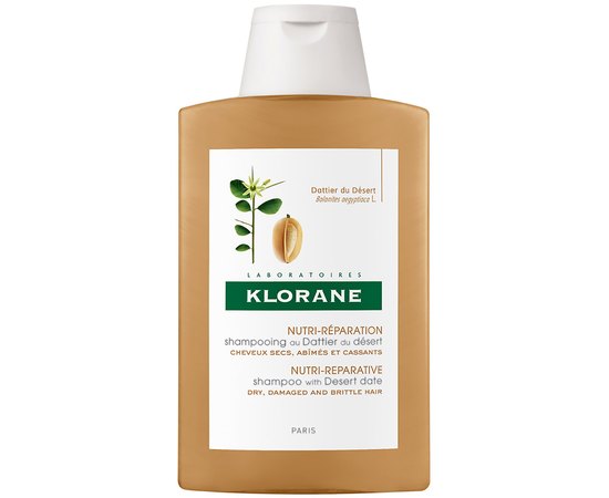 Klorane Shampoo with Desert Date Шампунь живильний з маслом фініки пустельного, 200 мл, фото 