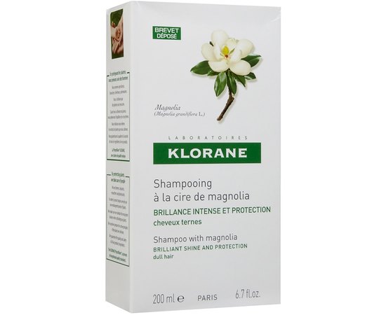 Klorane Shampoo With Magnolia - Шампунь з магнолією для блиску, 200 мл, фото _ab__is.image_number.default