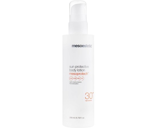 Mesoestetic Sun Protectiv Body Lotion SPF30 + Сонцезахисний спрей - лосьйон для тіла, 200 мл, фото _ab__is.image_number.default