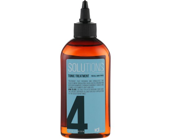 Тонизирующее средство для всех типов кожи головы id Hair Solutions № 4 Tonic Treatment, 200 ml