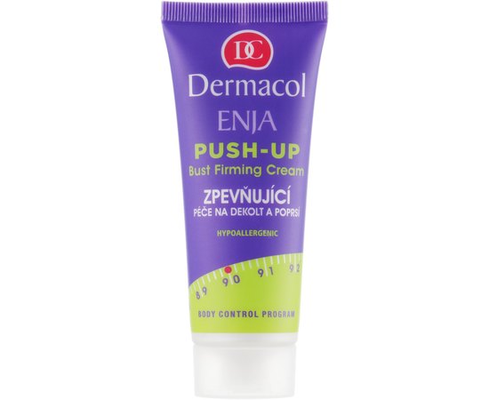 Dermacol Enja Push-up Bust Firming Cream - Зміцнюючий крем для бюста і декольте, 75 мл, фото 