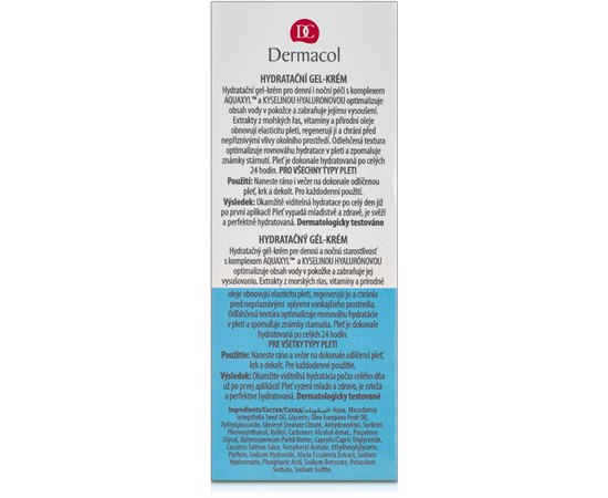Увлажняющий гель-крем Dermacol Aqua Beauty, 50 ml, изображение 3