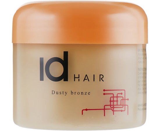 Віск для сильної фіксації з матовим ефектом id Hair Dusty Bronze, 100 ml, фото 