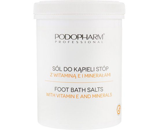 Podopharm Foot Bath Salt Сіль для ванн з вітамінами і мінералами, 1400 г, фото _ab__is.image_number.default