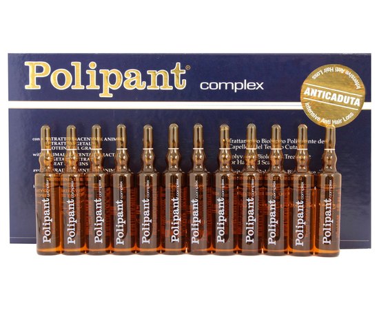 Ампулы против выпадения Dikson Polipant Complex, 12x10 ml, изображение 2 Ампулы против выпадения Dikson Polipant Complex, 12x10 ml, изображение 2