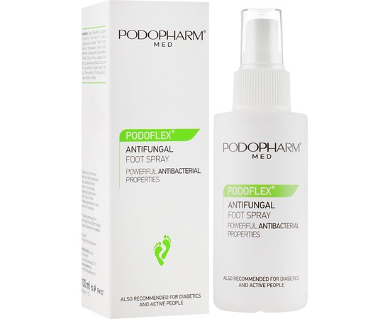 Антигрибковый спрей для ног Podopharm Podoflex, 100 ml, изображение 2