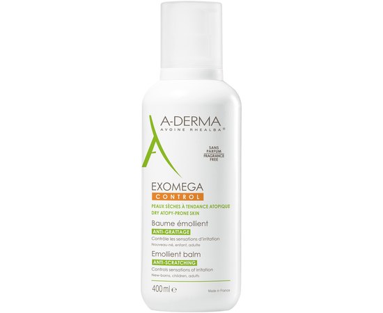 Бальзам для смягчения атопической кожи лица и тела A-Derma Exomega Control Emollient Balm, изображение 2
