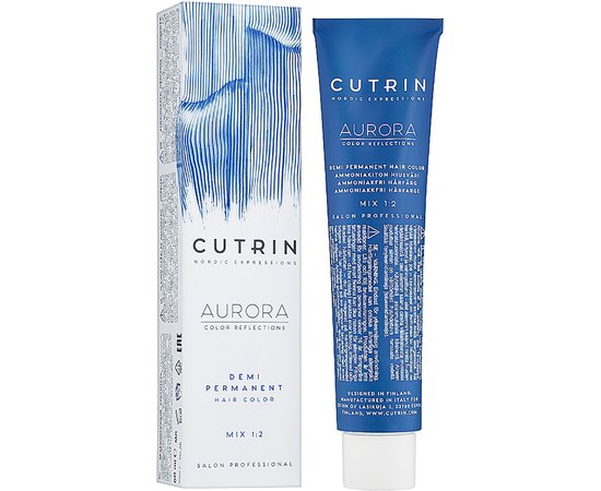 Безаммиачный краситель для волос Cutrin Aurora Demi Color, 60 ml, изображение 2
