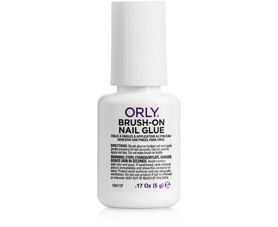 Orly Brush-On Nail Glue Клей для нігтів з пензликом, 5 г, фото 