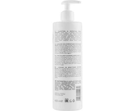 Кондиционер очищающий увлажняющий  Cutrin Bio+ Hydra Balance Cleansing Conditioner, 400 ml, изображение 2
