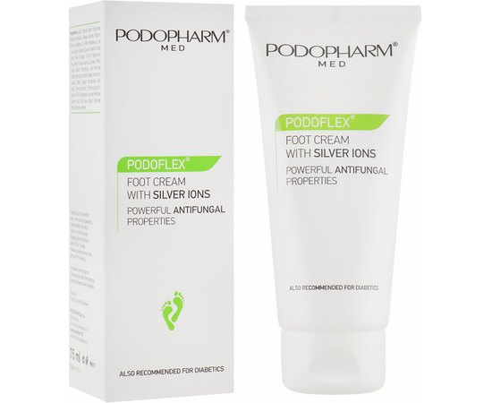 Крем для стоп с ионами серебра Podopharm Podoflex, изображение 2