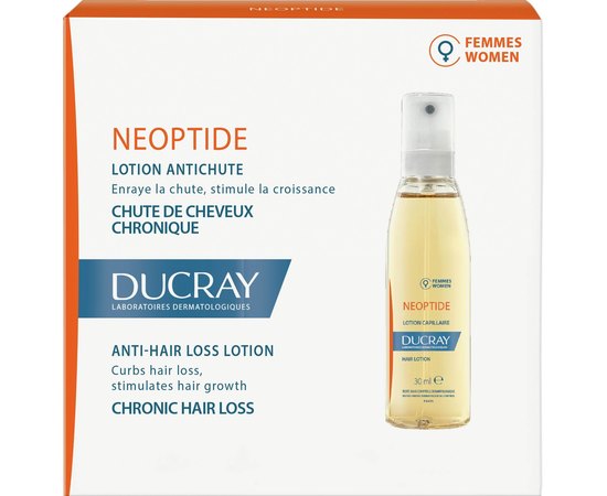 Лосьон против хронического выпадения волос для женщин Ducray Neoptide Anti-Hair Loss Lotion, 90 ml, изображение 3